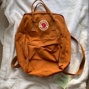 DUPE FAKE Fjallraven kanken large backpack bag